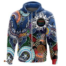 Australia Naidoc Week Custom Hoodie - Indigenous Culture Celebrating 50 Years The Next Generation: Strength, Vision & Legacy