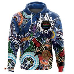 Australia Naidoc Week Custom Hoodie - Indigenous Culture Celebrating 50 Years The Next Generation: Strength, Vision & Legacy