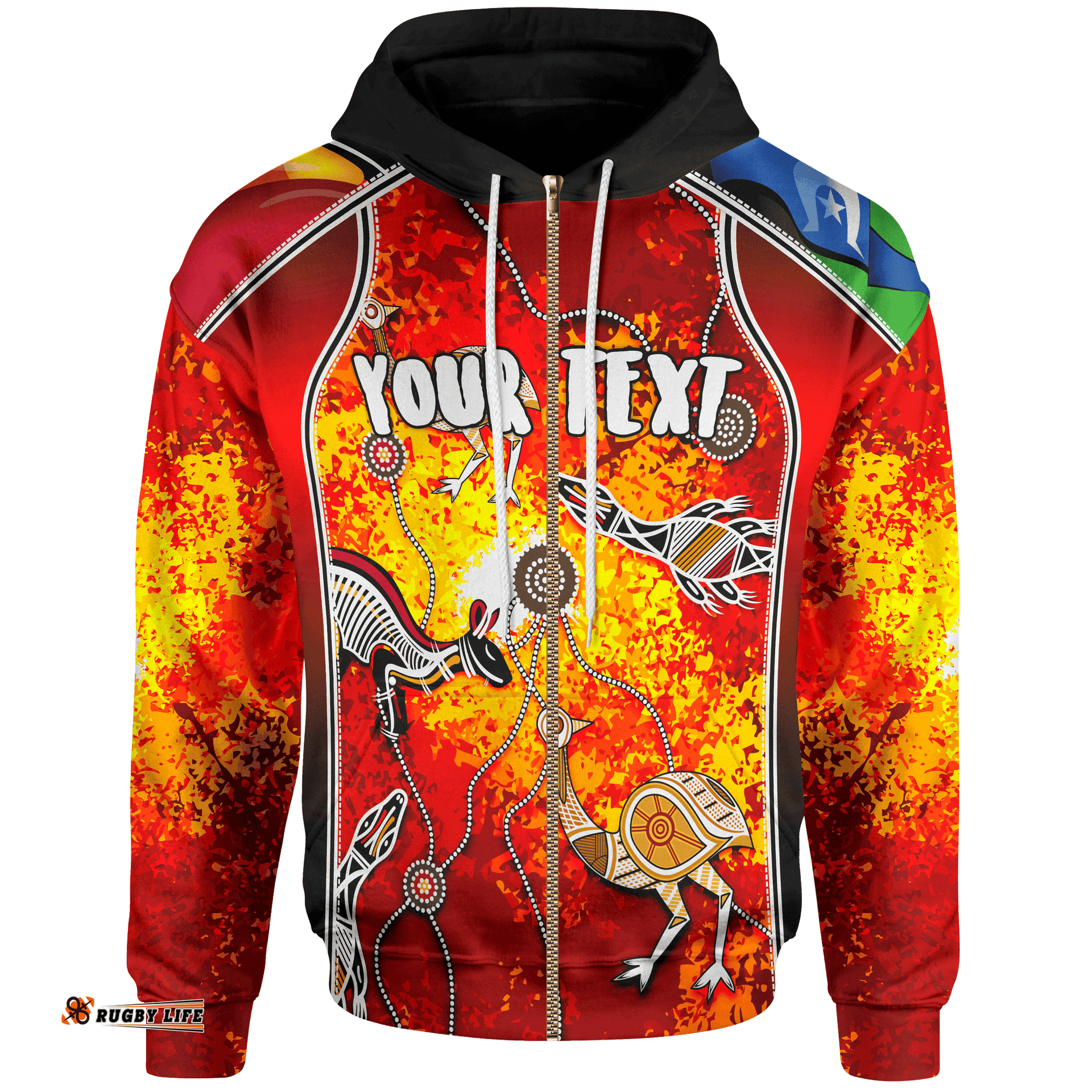 Custom Indigenous Zip Up Hoodie NAIDOC Week Always Will Be