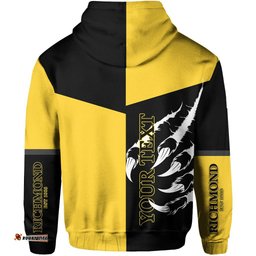 Custom Personalised Richmond Tigers Zip Hoodie Special Style