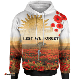 ANZAC Day Hoodie We Will Remember Them 01