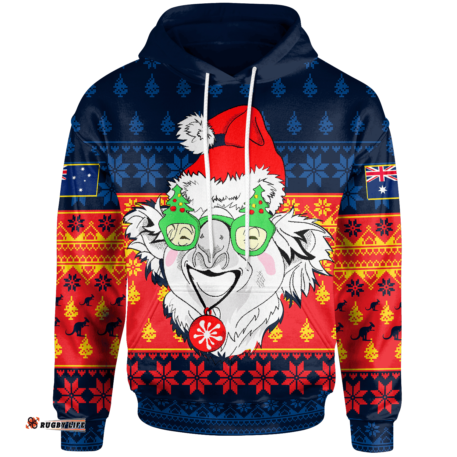 Australia Christmas Hoodie Bye Bye