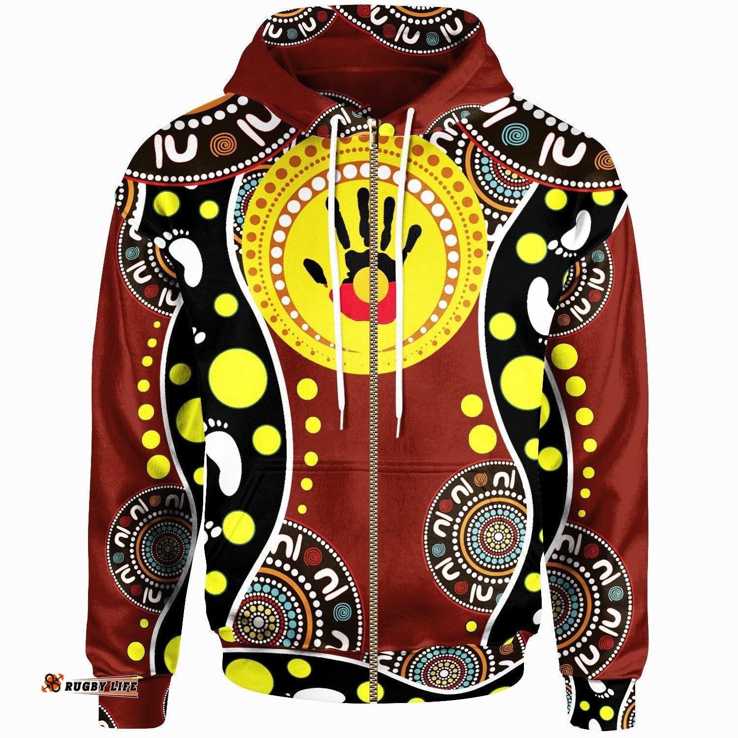 Aboriginal Zip Up Hoodie Aboriginal Flag Aboriginal Lives Matter Sticker