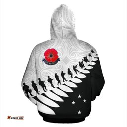new zealand anzac hoodie lest we forget poppies maori pullover hoodie tee ausie