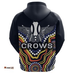Custom Personalised Adelaide Zip Hoodie Special Crows