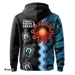 Australia Naidoc Week Custom Hoodie - Indigenous Culture Turtle The Next Generation: Strength, Vision & Legacy