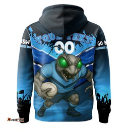 New South Wales Blues Hoodie - Custom State Of Origin Go NSW Blues Football Cockroaches Mascot Hoodie