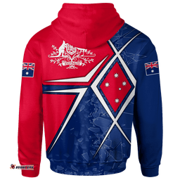 Zip Up Hoodie Aussie Flag