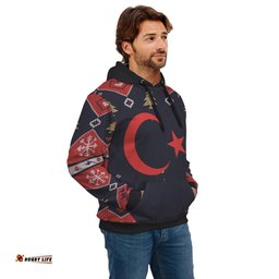 turkey christmas hoodie santa claus ho ho ho tee ausie