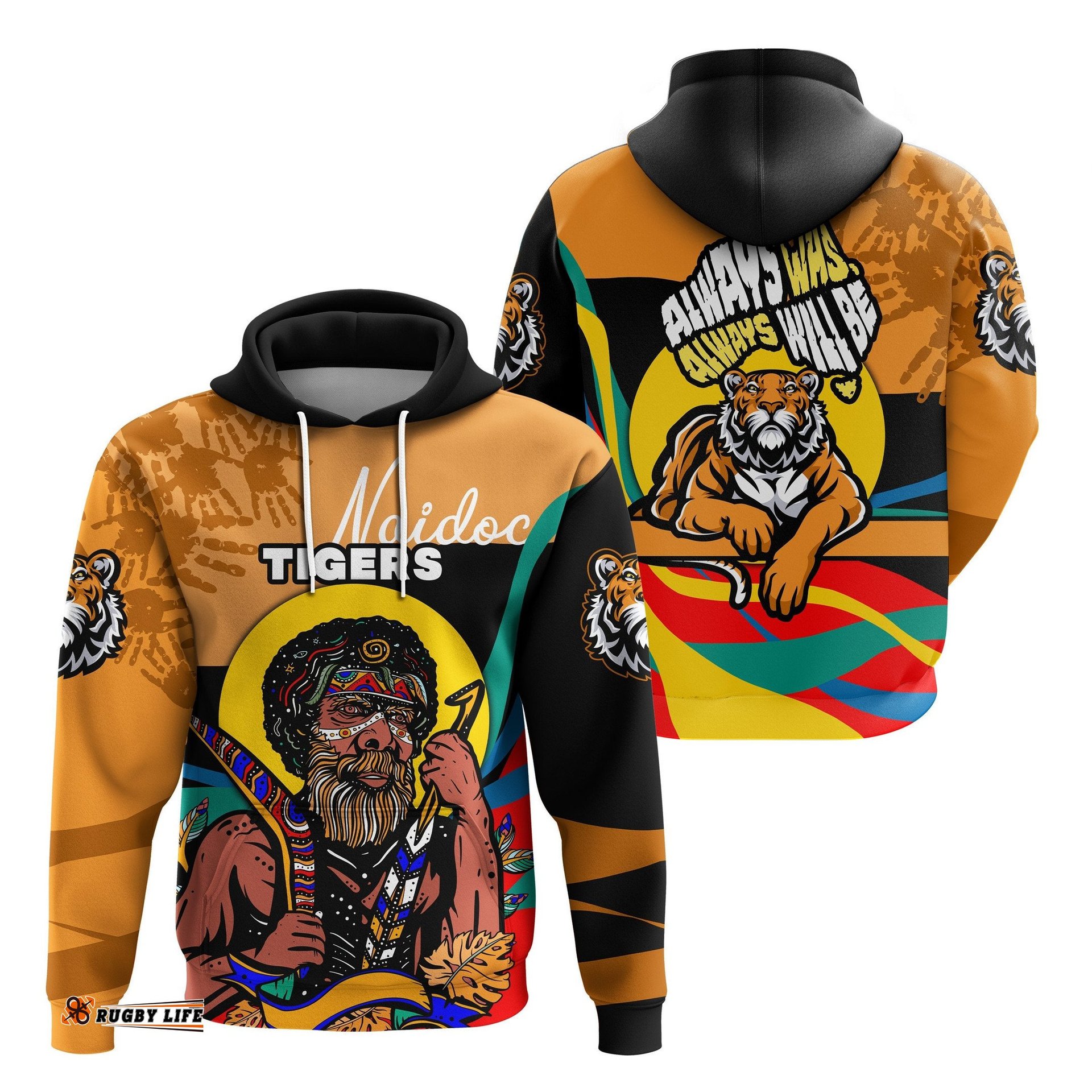 tigers naidoc week hoodie wests indigenous special style tee ausie