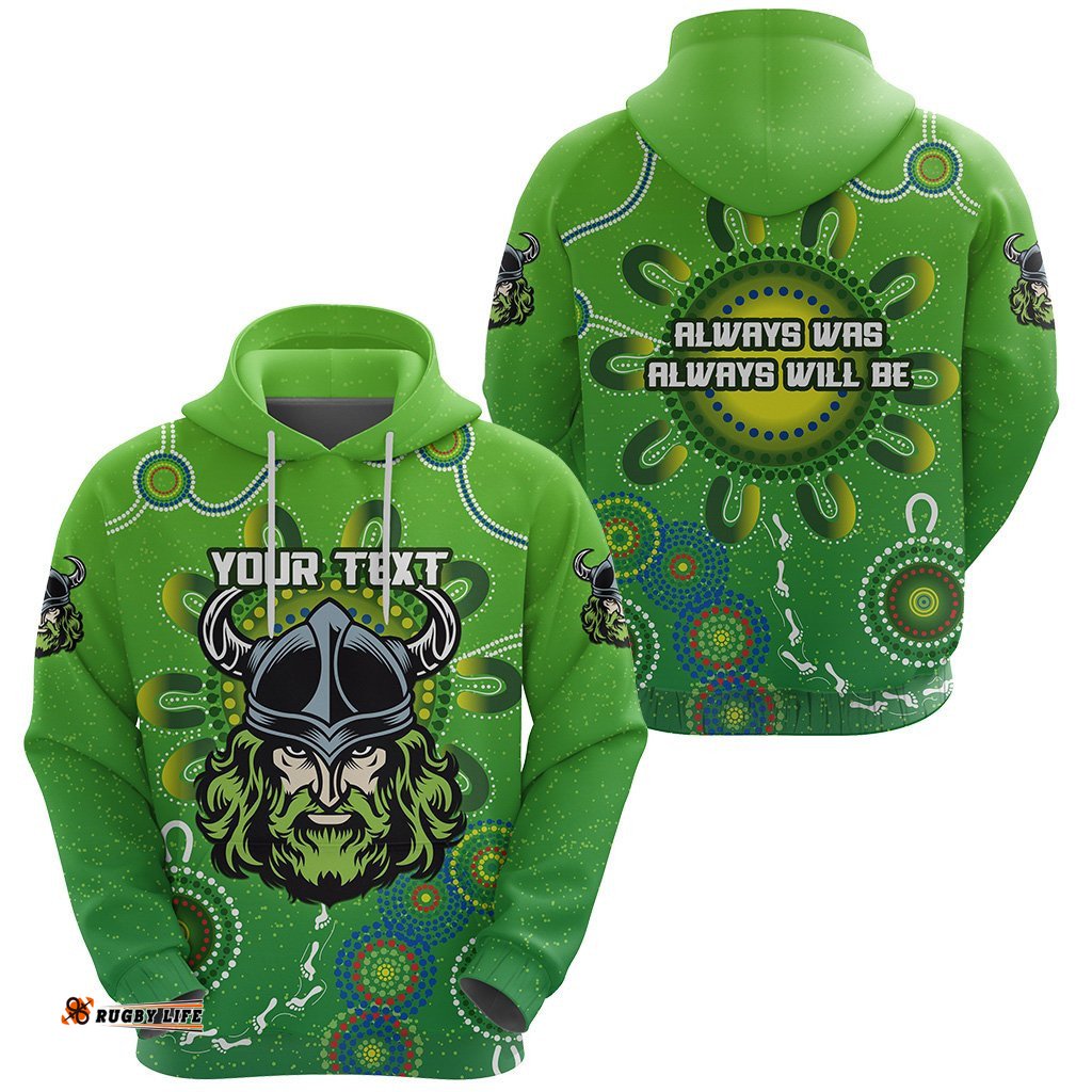 custom personalised naidoc raiders hoodie canberra indigenous style tee ausie