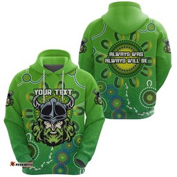 custom personalised naidoc raiders hoodie canberra indigenous style tee ausie