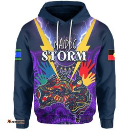 naidoc melbourne storm hoodie aboriginal tee ausie