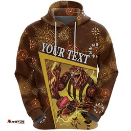 custom personalised hawthorn hoodie hawks indigenous limited edition no2 tee ausie