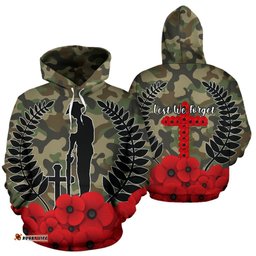 new zealand anzac day camo hoodie tee ausie