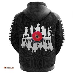 lest we forget hoodie new zealand warriors anzac pullover hoodie tee ausie
