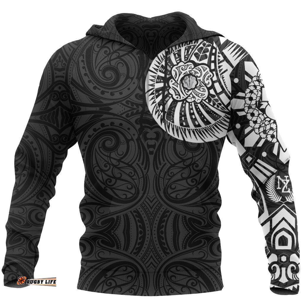 anzac new zealand hoodie maori poppies tattoo pullover hoodie white tee ausie