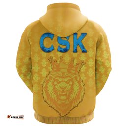 custom personalised chennai super kings hoodie cricket traditional pride yellow tee ausie