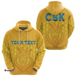 custom personalised chennai super kings hoodie cricket traditional pride yellow tee ausie