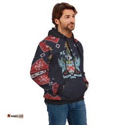 saint kitts nevis christmas hoodie santa claus ho ho ho tee ausie