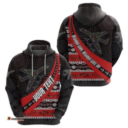 custom personalised naidoc essendon hoodie aboriginal bombers tee ausie