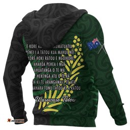 anzac spirit hoodie maori language pullover hoodie tee ausie