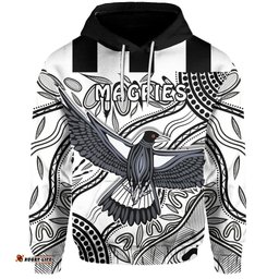 magpies lovers hoodie collingwood forever tee ausie
