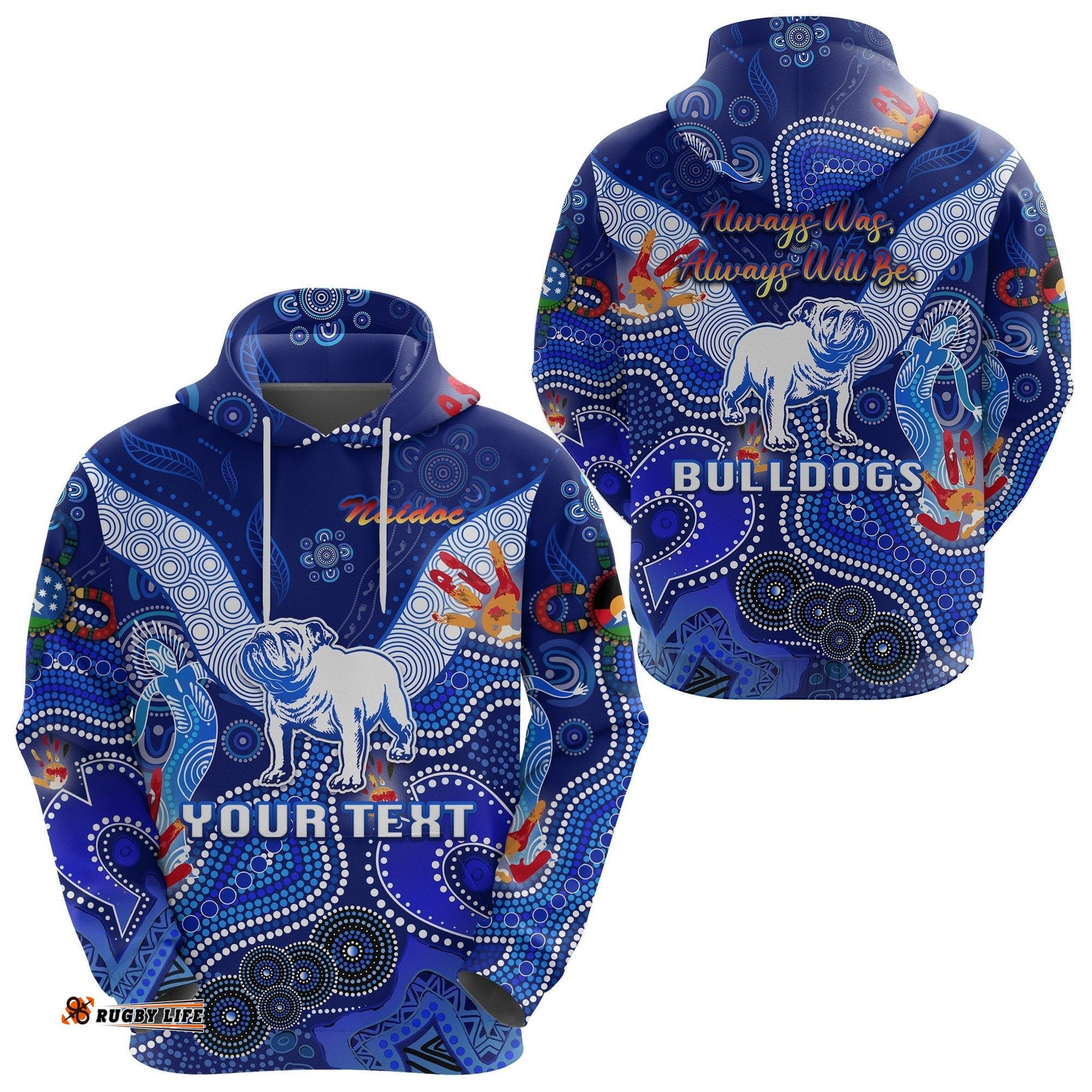 custom personalised canterbury bankstown bulldogs hoodie naidoc heal country heal our nation tee ausie