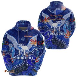custom personalised canterbury bankstown bulldogs hoodie naidoc heal country heal our nation tee ausie