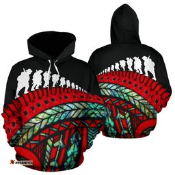 anzac new zealand hoodie poppies lest we forget maori pullover hoodie soldiers paua tee ausie