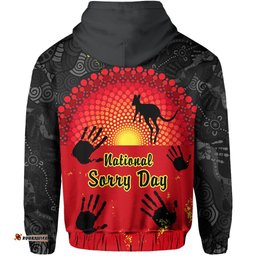 national sorry day hoodie version 02 australian aboriginal tee ausie