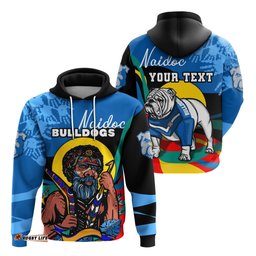 custom personalised australia bulldogs naidoc week rugby hoodie indigenous special style tee ausie