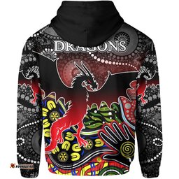 custom personalised color st george dragons hoodie naidoc week tee ausie