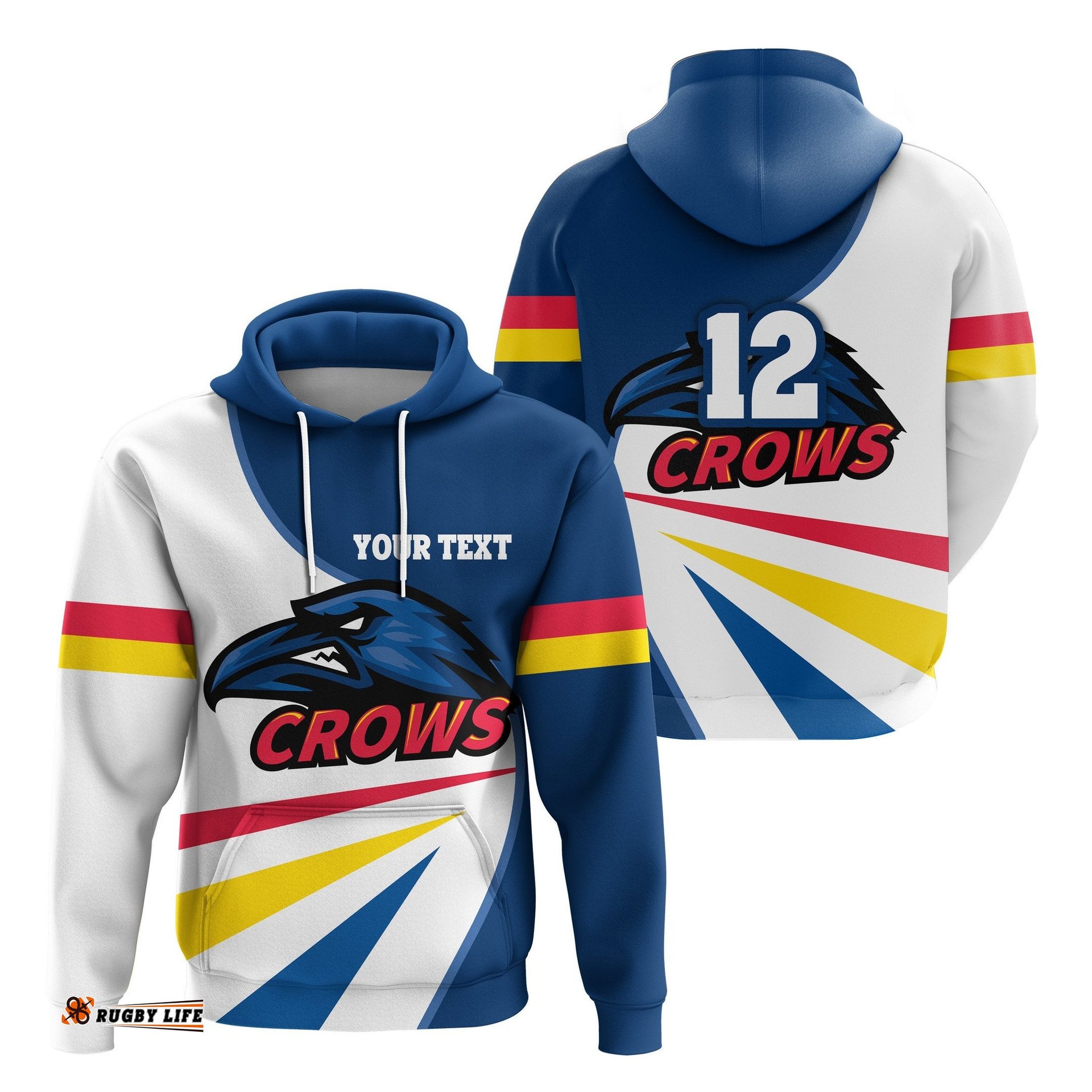 custom personalisedadelaide hoodie crows sport style tee ausie