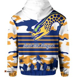 custom personalised eels anzac day hoodie parramatta newest