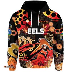 custom personalised parramatta hoodie eels indigenous naidoc heal country heal our nation black custom text and number tee ausie