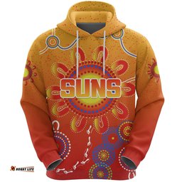 naidoc suns hoodie gold coast indigenous style tee ausie