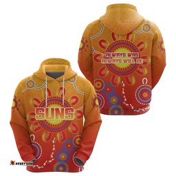 naidoc suns hoodie gold coast indigenous style tee ausie
