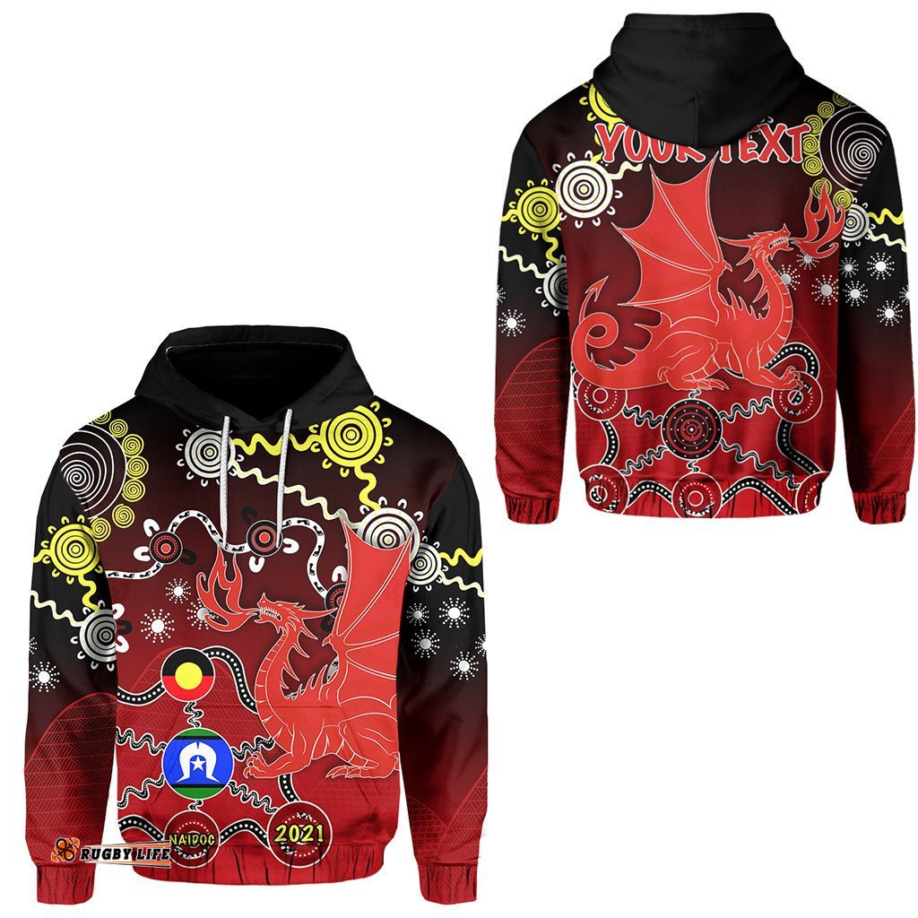 custom personalised st george dragons naidoc week hoodie indigenous tee ausie