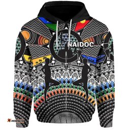 naidoc week hoodie tribal style tee ausie