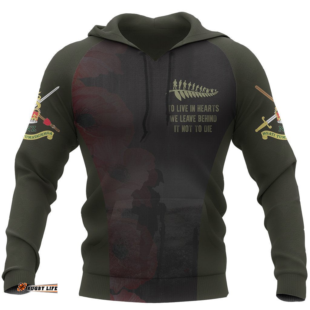 anzac new zealand hoodie the salute to heroes pullover hoodie tee ausie