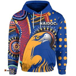 naidoc west coast eagles hoodie indigenous style tee ausie