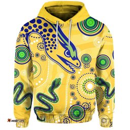 custom personalised eels indigenous hoodie competitive version gold tee ausie