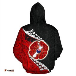 anzac new zealand hoodie lest we forget poppy map silver fern nz tee ausie