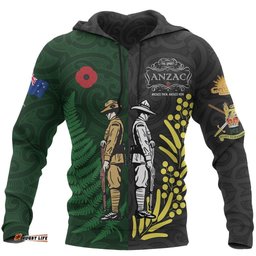 anzac spirit hoodie lest we forget pullover hoodie tee ausie