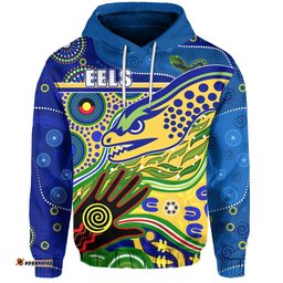 custom personalised eels naidoc special hoodie tee ausie
