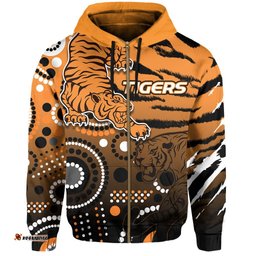 Tigers Zip Hoodie Wests Indigenous New