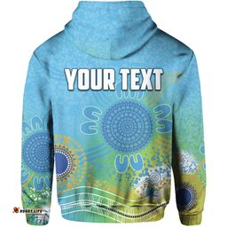 Custom Personalised Titans Replica Aboriginal Zip Hoodie