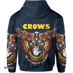 Adelaide Aboriginal Crows Zip Hoodie