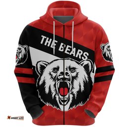 North Sydney Zip Hoodie The Bears Sporty Style